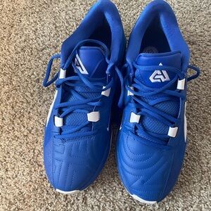 Nike Blue and White Men's Sneakers